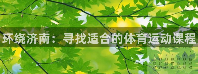 yy易游官方正版app开户：环绕济南：寻找适合的体育运动课程