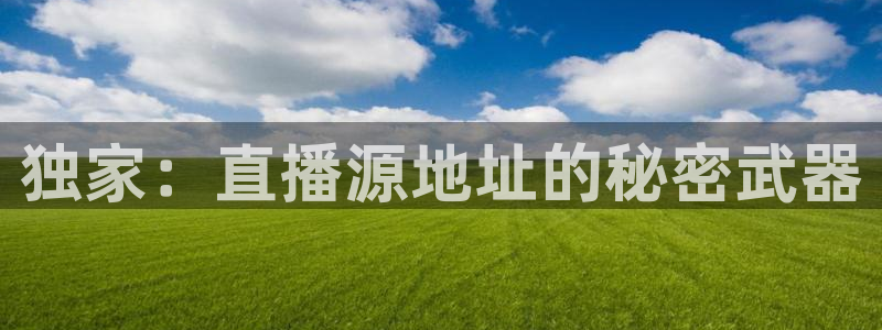 360体育直播免费观看：独家：直播源地址的秘密武器